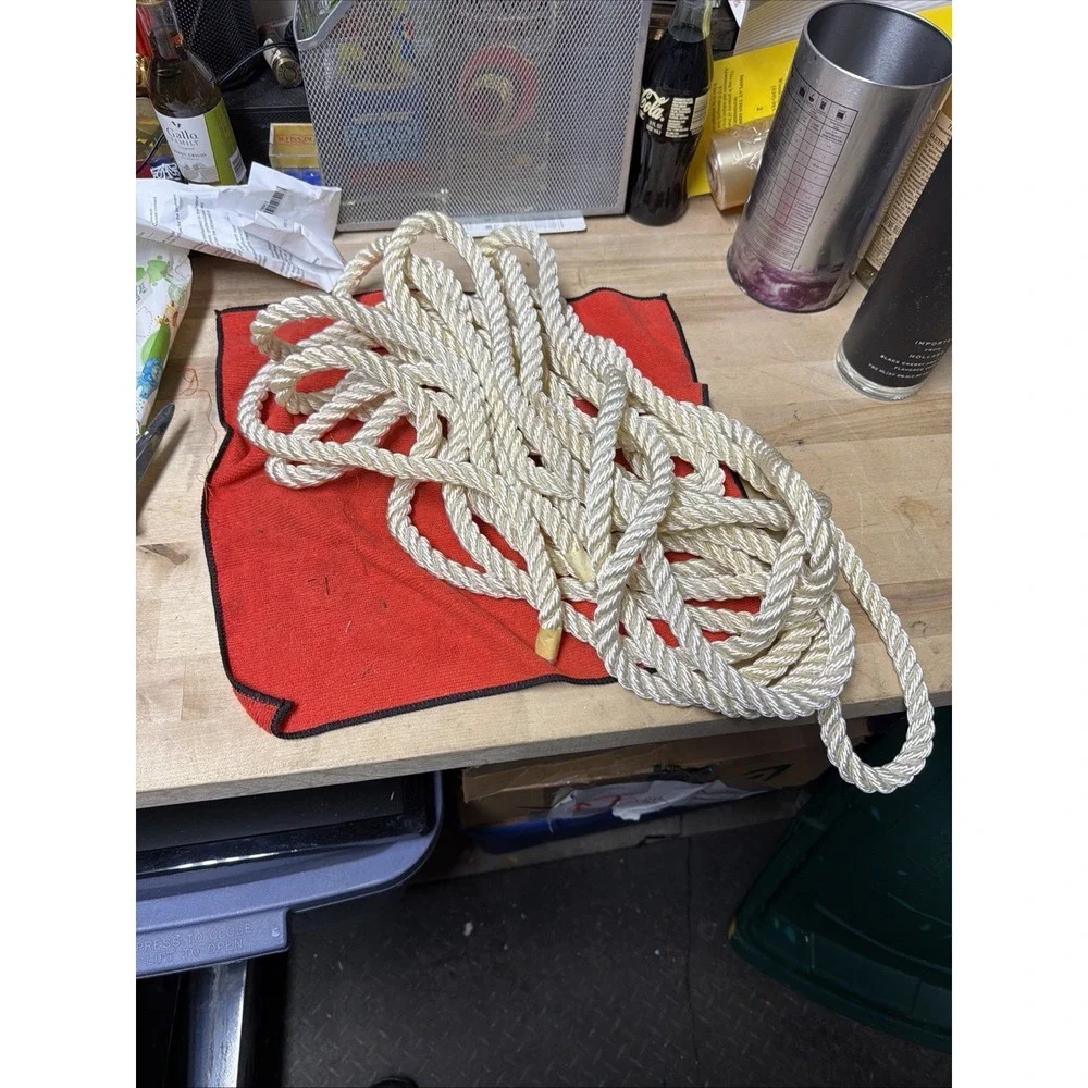 Decorative‎ Nautical Rope Ivory Marine Style